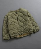 【エフオー オンラインストア/F.O.Online Store / KIDS】のインナーキルトジャケット 人気、トレンドファッション・服の通販 founy(ファニー) ファッション Fashion キッズファッション Fashion for Kids アウター Coat Outerwear /Kids キルティング Quilted, Quilting チェック Check, Plaid, Tartan 冬 Winter / This Winter 秋 Autumn thumbnail カーキ|ID: prp329100004730983 ipo3291000000034635735