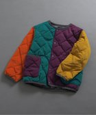 【エフオー オンラインストア/F.O.Online Store / KIDS】のインナーキルトジャケット 人気、トレンドファッション・服の通販 founy(ファニー) ファッション Fashion キッズファッション Fashion for Kids アウター Coat Outerwear /Kids キルティング Quilted, Quilting チェック Check, Plaid, Tartan 冬 Winter / This Winter 秋 Autumn thumbnail レインボー|ID: prp329100004730983 ipo3291000000034635739