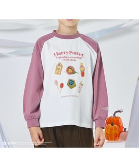 【ペアマノン/pairmanon / KIDS】の【Harry Potter /ハリー・ポッター】 ユニセックス ラグラン配色 プリント長袖Tシャツ 人気、トレンドファッション・服の通販 founy(ファニー) ファッション Fashion キッズファッション Fashion for Kids スペシャル Special, Limited Edition プリント Print, Printed Pattern 長袖 Long Sleeve, Full Sleeve |ID:prp329100004731001