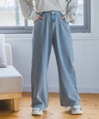 【レピピアルマリオ/repipi armario / KIDS】の【NEW!】ホックデニムワイドパンツ 人気、トレンドファッション・服の通販 founy(ファニー) ファッション Fashion キッズファッション Fashion for Kids ボトムス Bottoms 厚底 Platform Shoes 今季 This Season, Current Season ショート Short, Short Length スウェット / スエット Sweatshirt, Sweatwear スニーカー Sneakers, Trainers デニム Denim, Jeans Material トレンド Trend, Trending Now 定番 Standard, Basic Item バランス Balance, Style Balance パーカー Hoodie, Parka ルーズ Loose, Oversized ロング Long, Long-Length ワイド Wide, Wide Fit thumbnail ブルー81|ID: prp329100004731005 ipo3291000000035024651