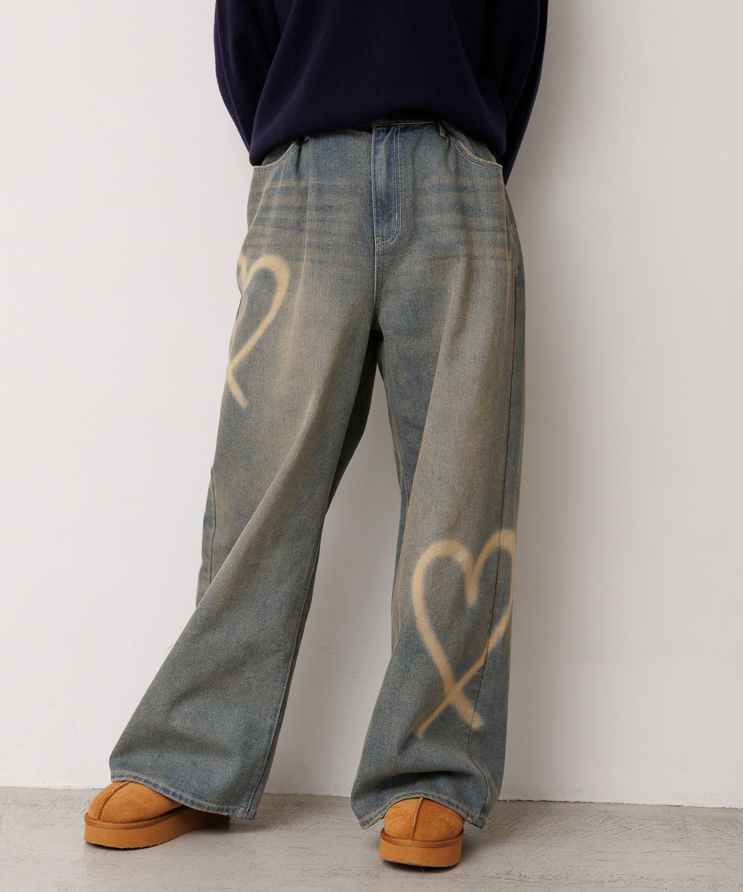 【レピピアルマリオ/repipi armario / KIDS】の【NEW!】ホックデニムワイドパンツ インテリア・キッズ・メンズ・レディースファッション・服の通販 founy(ファニー) ファッション Fashion キッズファッション Fashion for Kids ボトムス Bottoms 厚底 Platform Shoes 今季 This Season, Current Season ショート Short, Short Length スウェット / スエット Sweatshirt, Sweatwear スニーカー Sneakers, Trainers デニム Denim, Jeans Material トレンド Trend, Trending Now 定番 Standard, Basic Item バランス Balance, Style Balance パーカー Hoodie, Parka ルーズ Loose, Oversized ロング Long, Long-Length ワイド Wide, Wide Fit スプレーオーバーダイ88|ID: prp329100004731005 ipo3291000000035024666