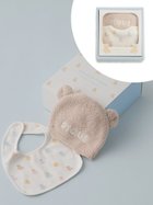 【ジェラート ピケ/gelato pique / KIDS】の【ラッピング済み】【BABY】ベアニットキャップ スタイ2点セット ギフトBOX BEG[037]|ID: prp329100004731018 ipo3291000000034173505