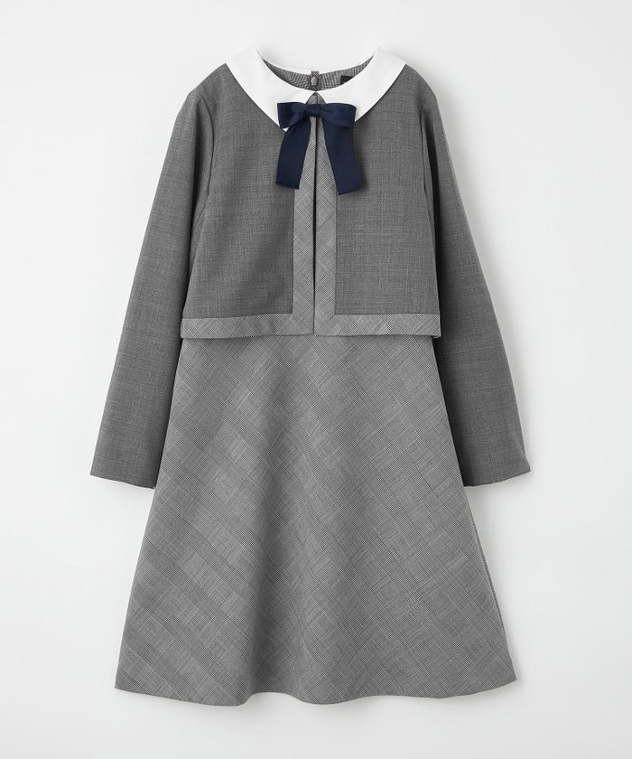 【ユナイテッドアローズ/UNITED ARROWS / KIDS】のT/W グレンチェックワンピース*ボレロ セット インテリア・キッズ・メンズ・レディースファッション・服の通販 founy(ファニー) https://founy.com/ ファッション Fashion キッズファッション Fashion for Kids ワンピース Dresses オケージョン Occasion Wear カフス Cuff Design セットアップ Set-Up, Coordinated Outfit チェック Check, Plaid, Tartan フォーマル Formal, Dressy フレア Flare, Flared ボレロ Bolero, Short Cardigan リボン Ribbon, Bow アウトレット Outlet / Clearance セレモニー Ceremony 入学式 Entrance Ceremony 卒業式 Graduation Ceremony |ID: prp329100004731062 ipo3291000000034624195