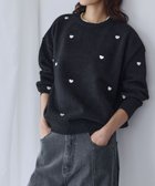 【ガール/GIRL】の《新色追加》ハート刺繍 ニット プルオーバー BKOWH|ID: prp329100004731091 ipo3291000000034283780
