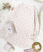 【サロン ハミュー/salong hameu】のTシャツ レディース 長袖 花柄 総柄 ワッフル サーマル ロンT ホワイト系1|ID: prp329100004731108 ipo3291000000034286013