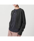 【ビューティ&ユース ユナイテッドアローズ/BEAUTY&YOUTH / UNITED ARROWS】のウールニット ショートカーディガン DK.GRAY|ID: prp329100004731119 ipo3291000000034832556
