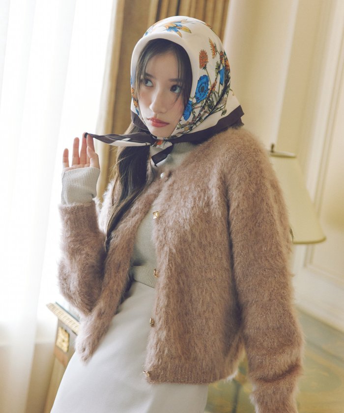 【ナチュラル ビューティー ベーシック/NATURAL BEAUTY BASIC】のデザインボタンラメシャギーカーディガン インテリア・キッズ・メンズ・レディースファッション・服の通販 founy(ファニー) https://founy.com/ ファッション Fashion レディースファッション Fashion for Women トップス・カットソー Cut & Sew Tops カーディガン・羽織り Layered Style Cardigans カーディガン Cardigan, Knitwear ミックス Mix, Mixed Style |ID: prp329100004731123 ipo3291000000034832563