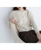 【ナチュラル ビューティー ベーシック/NATURAL BEAUTY BASIC】のデザインボタンラメシャギーカーディガン アイボリー1|ID: prp329100004731123 ipo3291000000034832565