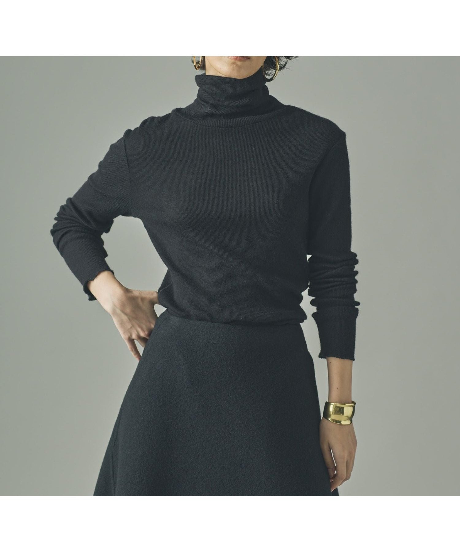 【カレンソロジー/Curensology】のウールテレコタートル インテリア・キッズ・メンズ・レディースファッション・服の通販 founy(ファニー) ファッション Fashion レディースファッション Fashion for Women インナー Innerwear エレガント 上品 Elegant タートル Turtleneck, Turtle Collar テレコ Ribbed, Rib Stitch ハイネック High Neck, Mock Neck ベーシック Basic, Essential ブラック09|ID: prp329100004731150 ipo3291000000034821316