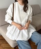 【アンドミー/andme】の裏起毛 ペプラム スウェット トップス 人気、トレンドファッション・服の通販 founy(ファニー) ファッション Fashion レディースファッション Fashion for Women トップス・カットソー Cut & Sew Tops レディースパーカー・カジュアルフーディー Casual Hoodies & Sweatshirts スウェット・クルーネックトップス Sweatshirts & Crewnecks / Relaxed Fit Sweat Tops ガーリー Girly, Feminine Style スウェット / スエット Sweatshirt, Sweatwear スリット Slit, Slit Detail タフタ Taffeta, Structured Fabric 人気 Popular, Best Seller 長袖 Long Sleeve, Full Sleeve バルーン Balloon, Balloon Silhouette フェミニン Feminine, Girly ペプラム Peplum, Flared Hem おすすめ Recommended / Our Picks thumbnail オフホワイト|ID: prp329100004731160 ipo3291000000034334173