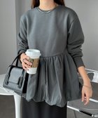 【アンドミー/andme】の裏起毛 ペプラム スウェット トップス 人気、トレンドファッション・服の通販 founy(ファニー) ファッション Fashion レディースファッション Fashion for Women トップス・カットソー Cut & Sew Tops レディースパーカー・カジュアルフーディー Casual Hoodies & Sweatshirts スウェット・クルーネックトップス Sweatshirts & Crewnecks / Relaxed Fit Sweat Tops ガーリー Girly, Feminine Style スウェット / スエット Sweatshirt, Sweatwear スリット Slit, Slit Detail タフタ Taffeta, Structured Fabric 人気 Popular, Best Seller 長袖 Long Sleeve, Full Sleeve バルーン Balloon, Balloon Silhouette フェミニン Feminine, Girly ペプラム Peplum, Flared Hem おすすめ Recommended / Our Picks thumbnail ブルーグレー|ID: prp329100004731160 ipo3291000000034334175
