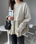 【アンドミー/andme】の裏起毛 ペプラム スウェット トップス 人気、トレンドファッション・服の通販 founy(ファニー) ファッション Fashion レディースファッション Fashion for Women トップス・カットソー Cut & Sew Tops レディースパーカー・カジュアルフーディー Casual Hoodies & Sweatshirts スウェット・クルーネックトップス Sweatshirts & Crewnecks / Relaxed Fit Sweat Tops ガーリー Girly, Feminine Style スウェット / スエット Sweatshirt, Sweatwear スリット Slit, Slit Detail タフタ Taffeta, Structured Fabric 人気 Popular, Best Seller 長袖 Long Sleeve, Full Sleeve バルーン Balloon, Balloon Silhouette フェミニン Feminine, Girly ペプラム Peplum, Flared Hem おすすめ Recommended / Our Picks thumbnail ライトベージュ|ID: prp329100004731160 ipo3291000000034334176