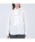 【カリテ/qualite】のデニムボウタイブラウス 人気、トレンドファッション・服の通販 founy(ファニー) ファッション Fashion レディースファッション Fashion for Women トップス・カットソー Cut & Sew Tops シャツ・ブラウス・オフィスカジュアル Elegant Blouses & Button-Ups ストレート Straight, Straight Cut デニム Denim, Jeans Material フェミニン Feminine, Girly ワイド Wide, Wide Fit エレガント 上品 Elegant thumbnail オフホワイト|ID: prp329100004731180 ipo3291000000034174136