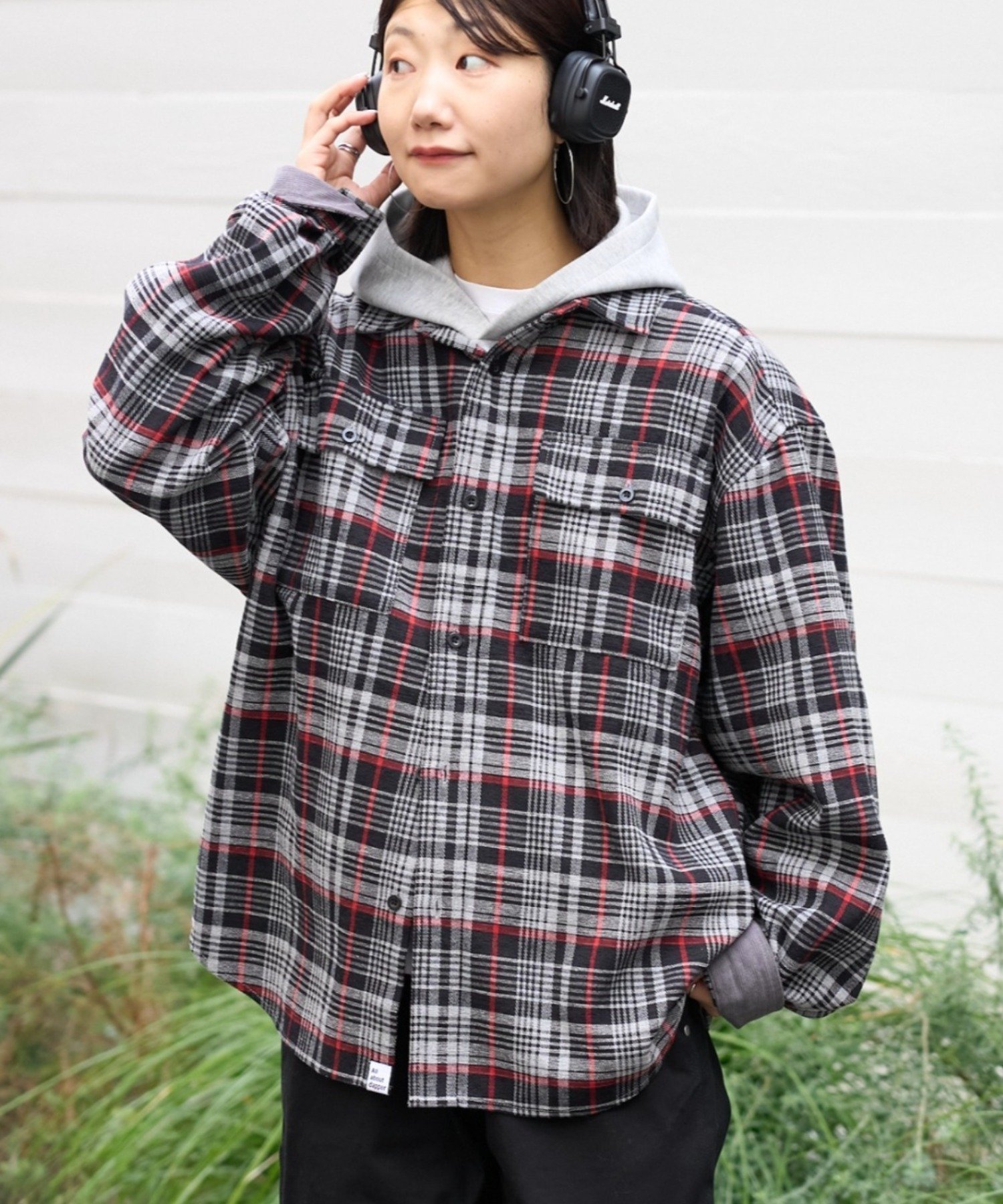 【チャオパニックティピー/CIAOPANIC TYPY】の【コーデュロイ袖切り替え】【ユニセックス】モールチェックシャツジャケット インテリア・キッズ・メンズ・レディースファッション・服の通販 founy(ファニー)  ファッション Fashion レディースファッション Fashion for Women アウター Coat / Outerwear Collection レディースジャケット・軽アウター Jackets インナー Innerwear コーデュロイ Corduroy, Cord Fabric ジャケット Jacket, Outerwear スウェット / スエット Sweatshirt, Sweatwear 雑誌 Magazine, Fashion Magazine チェック Check, Plaid, Tartan デニム Denim, Jeans Material トレンド Trend, Trending Now バランス Balance, Style Balance ルーズ Loose, Oversized ロング Long, Long-Length ワイド Wide, Wide Fit A/W・秋冬 Autumn/Winter おすすめ Recommended / Our Picks チャコールグレー|ID: prp329100004731184 ipo3291000000034438547