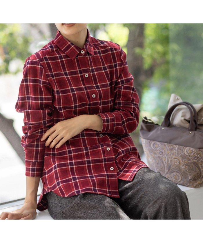 【デコイ/DECOY Since1981】のチェックシャツ インテリア・キッズ・メンズ・レディースファッション・服の通販 founy(ファニー) https://founy.com/ ファッション Fashion レディースファッション Fashion for Women トップス・カットソー Cut & Sew Tops シャツ・ブラウス・オフィスカジュアル Elegant Blouses & Button-Ups おすすめ Recommended / Our Picks ギャザー Gathered, Ruffled スタンダード Standard, Basic チェック Check, Plaid, Tartan レギュラー Regular, Standard Fit ワンポイント One Point, Statement Accent |ID: prp329100004731197 ipo3291000000034260100
