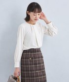 【ユナイテッドアローズ/UNITED ARROWS】のフロント タック ブラウス 人気、トレンドファッション・服の通販 founy(ファニー) ファッション Fashion レディースファッション Fashion for Women トップス・カットソー Cut & Sew Tops シャツ・ブラウス・オフィスカジュアル Elegant Blouses & Button-Ups インナー Innerwear 秋 Autumn クール Cool, Chic ジャケット Jacket, Outerwear ドット Polka Dot, Dot Pattern フロント Front, Front Design ベーシック Basic, Essential ボトム Bottoms, Lower Wear ロング Long, Long-Length 冬 Winter / This Winter アウトレット Outlet / Clearance エレガント 上品 Elegant ビジネス 仕事 通勤 Business / Work / Commuting thumbnail BEIGE|ID: prp329100004731251 ipo3291000000034271465