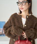 【フリークスストア/FREAK'S STORE】のミックスシャギー 金ボタン ニット カーディガン【限定展開】 25AW ブラウン|ID: prp329100004731262 ipo3291000000034833145