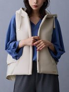 【ニコル クラブ/NICOLE CLUB】の異素材使いのフードベスト 人気、トレンドファッション・服の通販 founy(ファニー) ファッション Fashion レディースファッション Fashion for Women アウター Coat / Outerwear Collection トップス・カットソー Cut & Sew Tops ベスト&ジレ / 重ね着スタイル Vests & Gilets シンプル Simple, Minimal スマート Smart, Elegant ツイル Twist, Twisted Detail デニム Denim, Jeans Material プレート Plate, Dish ベスト Vest, Waistcoat ボトム Bottoms, Lower Wear 今季 This Season, Current Season thumbnail 28オフホワイト|ID: prp329100004731294 ipo3291000000034174529