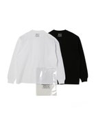 【エヌ.ハリウッド/N.HOOLYWOOD / MEN】の2PACK T-SHIRT 人気、トレンドファッション・服の通販 founy(ファニー) ファッション Fashion メンズファッション Fashion for Men アンダー Underwear Essentials クラシック Classic, Timeless Style コレクション Collection, Seasonal Line 今季 This Season, Current Season ショルダー Shoulder, Shoulder Strap スリーブ Sleeve, Long Sleeve / Short Sleeve ドロップ Drop Shoulder, Dropped Style 定番 Standard, Basic Item 人気 Popular, Best Seller ミリタリー Military, Army Style ロング Long, Long-Length thumbnail BK/WHITE|ID: prp329100004731303 ipo3291000000034174558