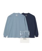 【エヌ.ハリウッド/N.HOOLYWOOD / MEN】の2PACK T-SHIRT 人気、トレンドファッション・服の通販 founy(ファニー) ファッション Fashion メンズファッション Fashion for Men アンダー Underwear Essentials クラシック Classic, Timeless Style コレクション Collection, Seasonal Line 今季 This Season, Current Season ショルダー Shoulder, Shoulder Strap スリーブ Sleeve, Long Sleeve / Short Sleeve ドロップ Drop Shoulder, Dropped Style 定番 Standard, Basic Item 人気 Popular, Best Seller ミリタリー Military, Army Style ロング Long, Long-Length thumbnail BL/NAVY|ID: prp329100004731303 ipo3291000000034174562