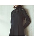 【ストロベリーフィールズ/STRAWBERRY FIELDS】のシュリンクレースハイネックプルオーバー 人気、トレンドファッション・服の通販 founy(ファニー) ファッション Fashion レディースファッション Fashion for Women トップス・カットソー Cut & Sew Tops カジュアルプルオーバー・ニットトップス Pullovers & Knit Tops / Casual Pullovers thumbnail ブラック2|ID: prp329100004731340 ipo3291000000034520075