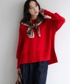 【エルーラ/Elura】の毛玉しらずボートプルオーバー/571778 人気、トレンドファッション・服の通販 founy(ファニー) ファッション Fashion レディースファッション Fashion for Women トップス・カットソー Cut & Sew Tops カジュアルプルオーバー・ニットトップス Pullovers & Knit Tops / Casual Pullovers アクセサリー Fashion Accessories ショルダー Shoulder, Shoulder Strap スニーカー Sneakers, Trainers スリット Slit, Slit Detail デニム Denim, Jeans Material エレガント 上品 Elegant 人気 Popular, Best Seller ビジネス 仕事 通勤 Business / Work / Commuting thumbnail レッド35|ID: prp329100004731387 ipo3291000000034362501