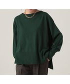 【エルーラ/Elura】の毛玉しらずボートプルオーバー/571778 人気、トレンドファッション・服の通販 founy(ファニー) ファッション Fashion レディースファッション Fashion for Women トップス・カットソー Cut & Sew Tops カジュアルプルオーバー・ニットトップス Pullovers & Knit Tops / Casual Pullovers アクセサリー Fashion Accessories ショルダー Shoulder, Shoulder Strap スニーカー Sneakers, Trainers スリット Slit, Slit Detail デニム Denim, Jeans Material エレガント 上品 Elegant 人気 Popular, Best Seller ビジネス 仕事 通勤 Business / Work / Commuting thumbnail グリーン75≪WEB限定≫|ID: prp329100004731387 ipo3291000000034362504