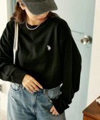 【フリークスストア/FREAK'S STORE】のワンポイント刺繍 スウェットライク ニット 限定展開 25AW 人気、トレンドファッション・服の通販 founy(ファニー) ファッション Fashion レディースファッション Fashion for Women トップス・カットソー Cut & Sew Tops ニット Knit Tops & Sweaters レディースパーカー・カジュアルフーディー Casual Hoodies & Sweatshirts スウェット・クルーネックトップス Sweatshirts & Crewnecks / Relaxed Fit Sweat Tops 2025年 2025 2025-2026秋冬・A/W Autumn/Winter 2025–26 AW25–26 ワンポイント One Point, Statement Accent thumbnail ブラック|ID: prp329100004731436 ipo3291000000034896541