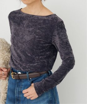 【イエナ/IENA】のクラッシュベロアプルオーバー 人気、トレンドファッション・服の通販 founy(ファニー) ファッション Fashion レディースファッション Fashion for Women トップス・カットソー Cut & Sew Tops カジュアルプルオーバー・ニットトップス Pullovers & Knit Tops / Casual Pullovers ベロアトップス Velour Tops / Velvet-Look Items 2025年 2025 2025-2026秋冬・A/W Autumn/Winter 2025–26 AW25–26 シンプル Simple, Minimal ベロア Velour, Soft Velvet ボトム Bottoms, Lower Wear |ID:prp329100004731449