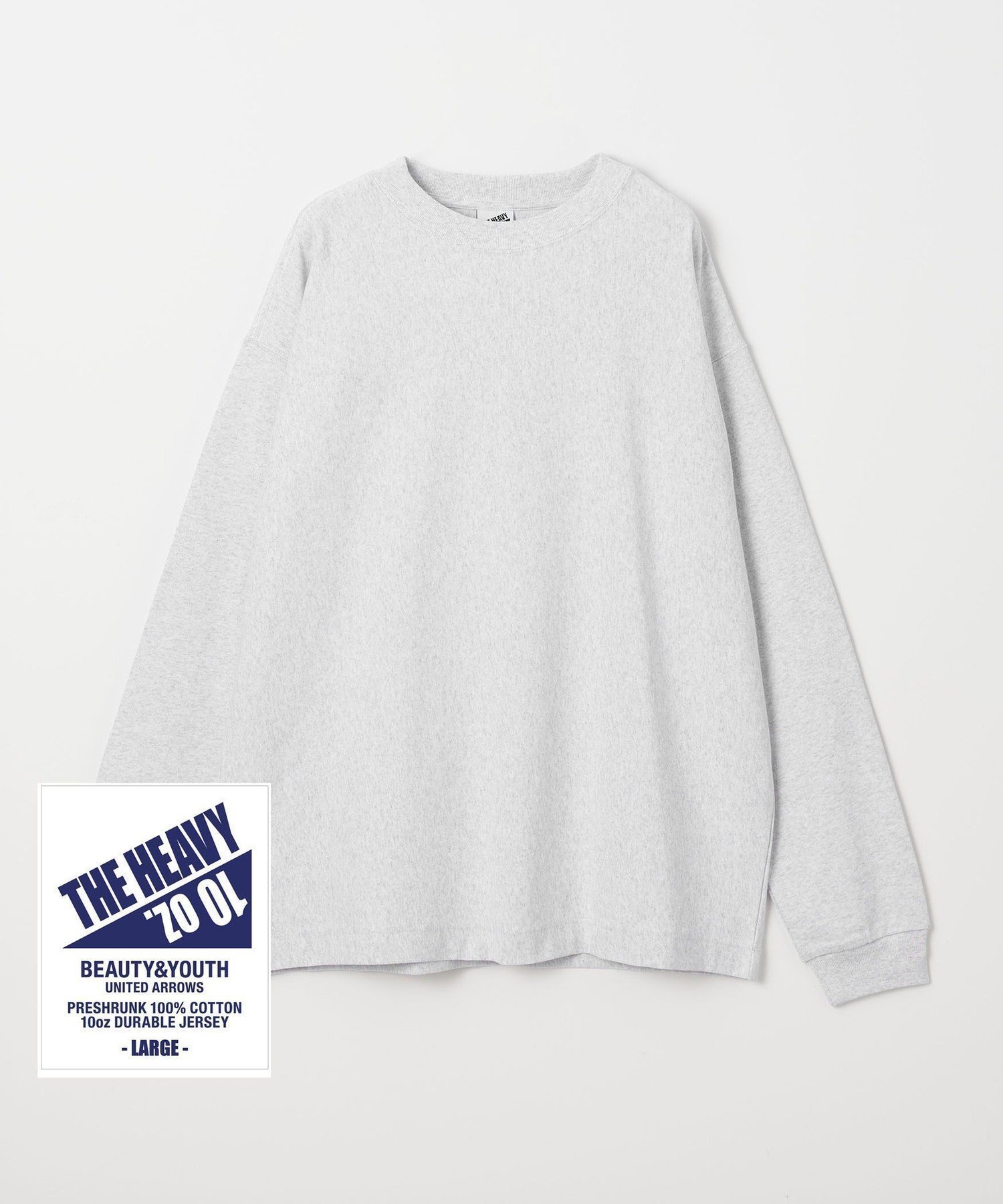 【ビューティ&ユース ユナイテッドアローズ/BEAUTY&YOUTH / UNITED ARROWS / MEN】のTHE HEAVY 10oz ヘビー ワイド クルーネック カットソー 人気、トレンドファッション・服の通販 founy(ファニー) 　ファッション　Fashion　メンズファッション　Fashion for Men　トップス・カットソー　Cut & Sew Tops　アメリカン　American Style　カットソー　Cut and Sewn Top　スタンダード　Standard, Basic　スペシャル　Special, Limited Edition　スポーツ　Sports, Activewear　トラベル　Travel, Travel Gear　トレンド　Trend, Trending Now　定番　Standard, Basic Item　人気　Popular, Best Seller　バランス　Balance, Style Balance　パターン　Pattern, Design Print　フラット　Flat, Flat Shoes　プリント　Print, Printed Pattern　ベーシック　Basic, Essential　ルーズ　Loose, Oversized　ワイド　Wide, Wide Fit　A/W・秋冬　Autumn/Winter　旅行　Travel　 other-1|ID: prp329100004731458 ipo3291000000034175127