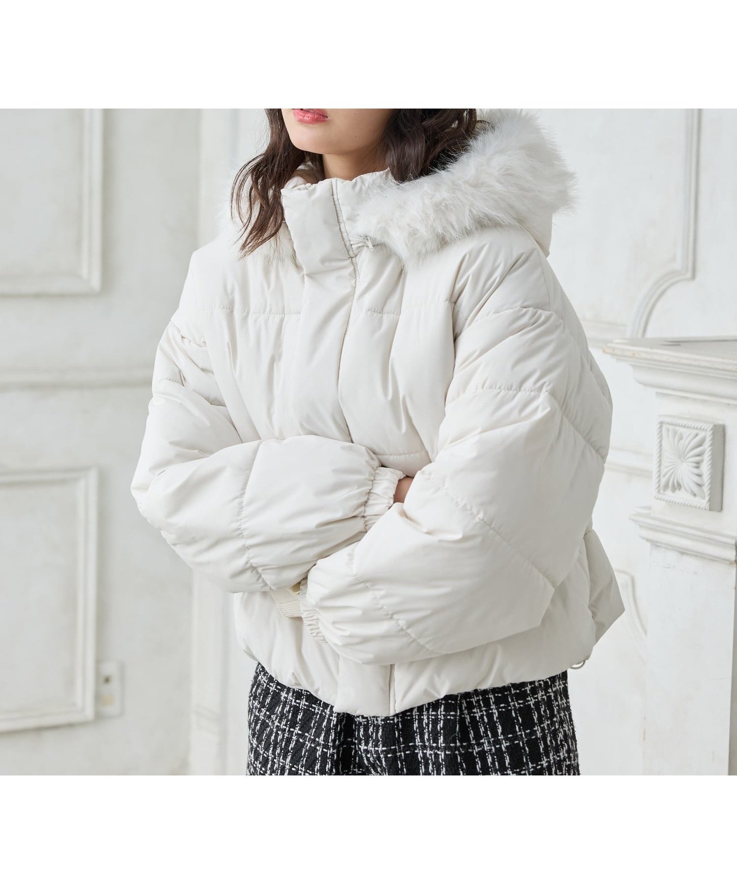 【イング/INGNI】のファー取り外し中綿JK 人気、トレンドファッション・服の通販 founy(ファニー) 　ファッション　Fashion　レディースファッション　Fashion for Women　ショート　Short, Short Length　シンプル　Simple, Minimal　ジップ　Zip, Zipper　ジャケット　Jacket, Outerwear　スタンド　Stand Collar, Upright Stand　スマホ　Smartphone, Mobile Device　ダウン　Down, Puffer　フロント　Front, Front Design　ブルゾン　Blouson, Bomber Jacket　ボトム　Bottoms, Lower Wear　ポケット　Pocket, Pocket Detail　防寒　Cold Protection, Winter-Ready　ロング　Long, Long-Length　冬　Winter / This Winter　 other-1|ID: prp329100004731478 ipo3291000000034663551