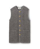 【トゥモローランド/TOMORROWLAND】のムートン ロングジレ 人気、トレンドファッション・服の通販 founy(ファニー) ファッション Fashion レディースファッション Fashion for Women アウター Coat / Outerwear Collection トップス・カットソー Cut & Sew Tops ベスト&ジレ / 重ね着スタイル Vests & Gilets クラシカル Classical, Vintage-Inspired スリーブ Sleeve, Long Sleeve / Short Sleeve 定番 Standard, Basic Item バランス Balance, Style Balance ムートン Shearling, Mouton ループ Loop, Loop Knit おすすめ Recommended / Our Picks 2025年 2025 2025-2026秋冬・A/W Autumn/Winter 2025–26 AW25–26 thumbnail 17 グレー|ID: prp329100004731506 ipo3291000000034240171