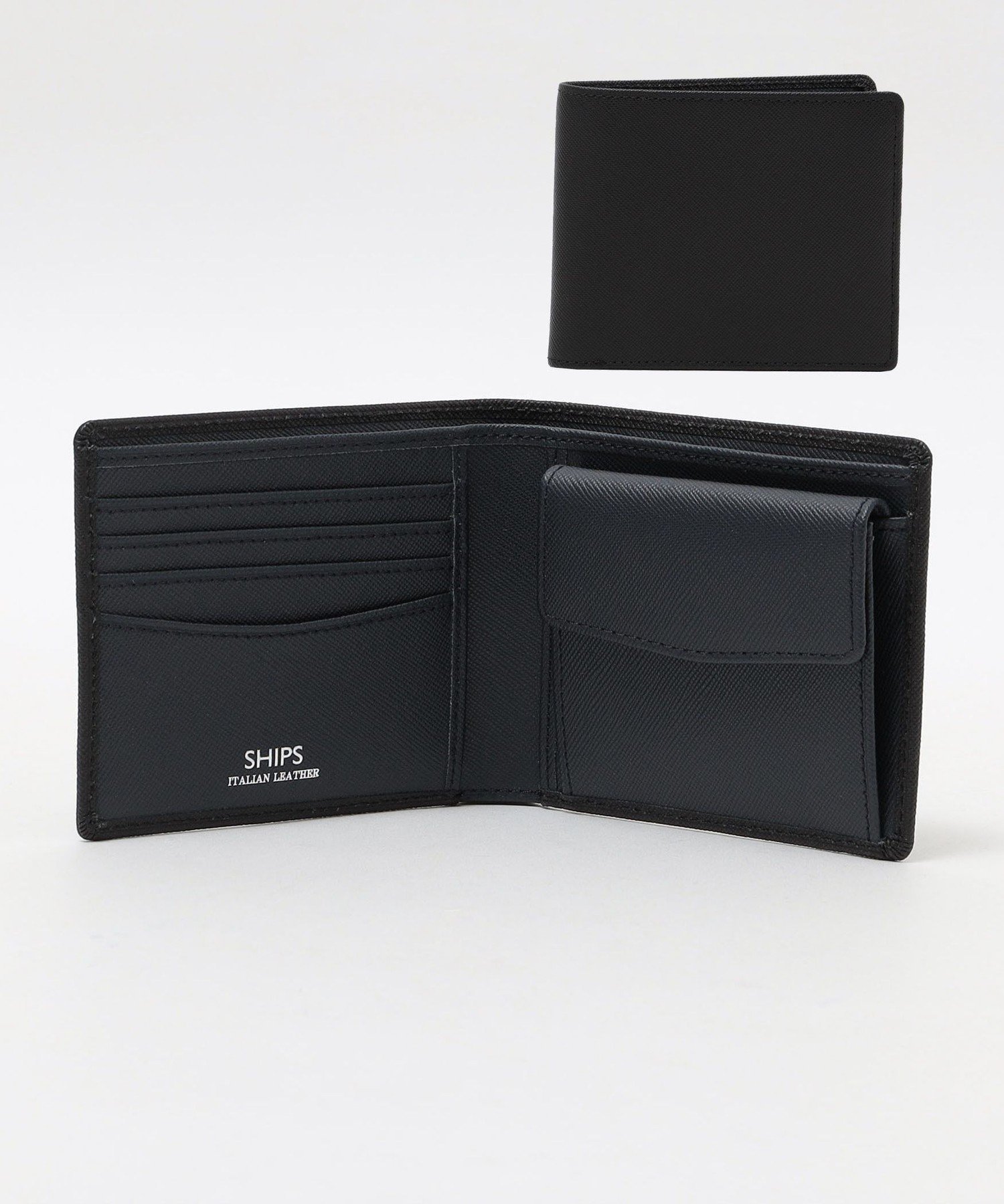 【シップス/SHIPS / MEN】の【WEB限定】SHIPS 【SAFFIANO LEATHER】2トーン 2つ折 ウォレット(財布) インテリア・キッズ・メンズ・レディースファッション・服の通販 founy(ファニー) 　ファッション　Fashion　メンズファッション　Fashion for Men　ウォレット　Wallet　財布　Wallet, Purse　ベーシック　Basic, Essential　エレガント 上品　Elegant　ダークブルー|ID: prp329100004731777 ipo3291000000034961804