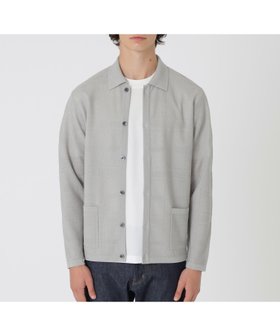 【ブルーレーベル ブラックレーベル クレストブリッジ/BLUE LABEL BLACK LABEL CRESTBRIDGE / MEN】のシアーチェックシャツカーディガン 人気、トレンドファッション・服の通販 founy(ファニー) ファッション Fashion メンズファッション Fashion for Men カーディガン Cardigan, Knitwear シャドー Shadow, Subtle Pattern エレガント 上品 Elegant 軽量 Lightweight, Ultra Light |ID:prp329100004731797