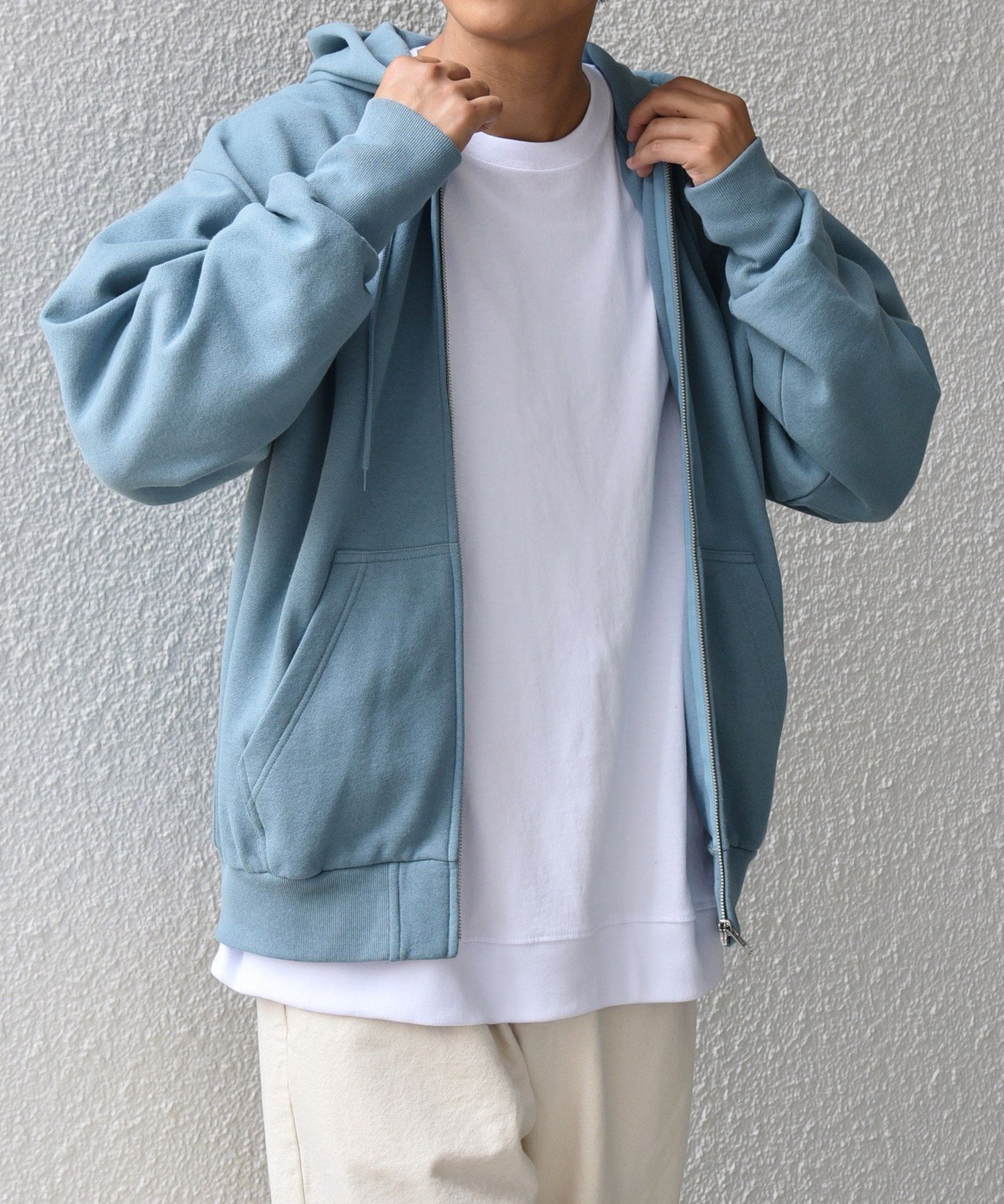 【シップス/SHIPS / MEN】のSHIPS any ヴィンテージライク 裏起毛 スウェット ジップ パーカー インテリア・キッズ・メンズ・レディースファッション・服の通販 founy(ファニー) 　ファッション　Fashion　メンズファッション　Fashion for Men　インナー　Innerwear　シンプル　Simple, Minimal　ジップ　Zip, Zipper　スウェット / スエット　Sweatshirt, Sweatwear　パーカー　Hoodie, Parka　フロント　Front, Front Design　ポケット　Pocket, Pocket Detail　羽織　Haori, Light Jacket　リラックス　Relax, Relaxed Fit　A/W・秋冬　Autumn/Winter　ライトブルー|ID: prp329100004731827 ipo3291000000034179112