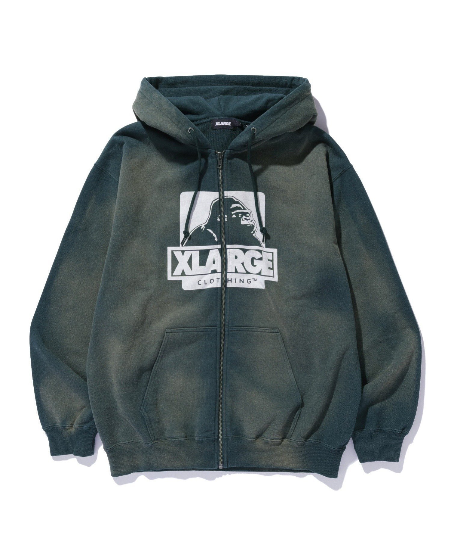 【エクストララージ/XLARGE / MEN】のDISCHARGE PRINTED OG ZIP HD SWEATSHIRT インテリア・キッズ・メンズ・レディースファッション・服の通販 founy(ファニー) 　ファッション　Fashion　メンズファッション　Fashion for Men　トップス・カットソー　Cut & Sew Tops　パーカー・フーディー / カジュアルコーデ　Hoodies & Parkas　メンズシャツ　Shirts　フロント　Front, Front Design　プリント　Print, Printed Pattern　ベーシック　Basic, Essential　GREEN|ID: prp329100004731841 ipo3291000000034179238
