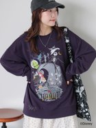 【エヘカソポ/ehka sopo】の【Disney】ナイトメアービフォアクリスマス/スウェット 人気、トレンドファッション・服の通販 founy(ファニー) ファッション Fashion レディースファッション Fashion for Women トップス・カットソー Cut & Sew Tops レディースパーカー・カジュアルフーディー Casual Hoodies & Sweatshirts スウェット・クルーネックトップス Sweatshirts & Crewnecks / Relaxed Fit Sweat Tops インナー Innerwear スウェット / スエット Sweatshirt, Sweatwear トレンド Trend, Trending Now 人気 Popular, Best Seller thumbnail パープル|ID: prp329100004731846 ipo3291000000034179270