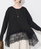 【スローブ イエナ/SLOBE IENA】のレースコンビカットソー 人気、トレンドファッション・服の通販 founy(ファニー) ファッション Fashion レディースファッション Fashion for Women トップス・カットソー Cut & Sew Tops カットソー・ベーシックTシャツ Cut-and-Sewn Tops / Stretch Tees & Basics 2025年 2025 2025-2026秋冬・A/W Autumn/Winter 2025–26 AW25–26 おすすめ Recommended / Our Picks カットソー Cut and Sewn Top ジャケット Jacket, Outerwear ベーシック Basic, Essential ラグジュアリー Luxury, Elegant レース Lace, Lace Fabric エレガント 上品 Elegant thumbnail ブラック|ID: prp329100004731857 ipo3291000000034179345