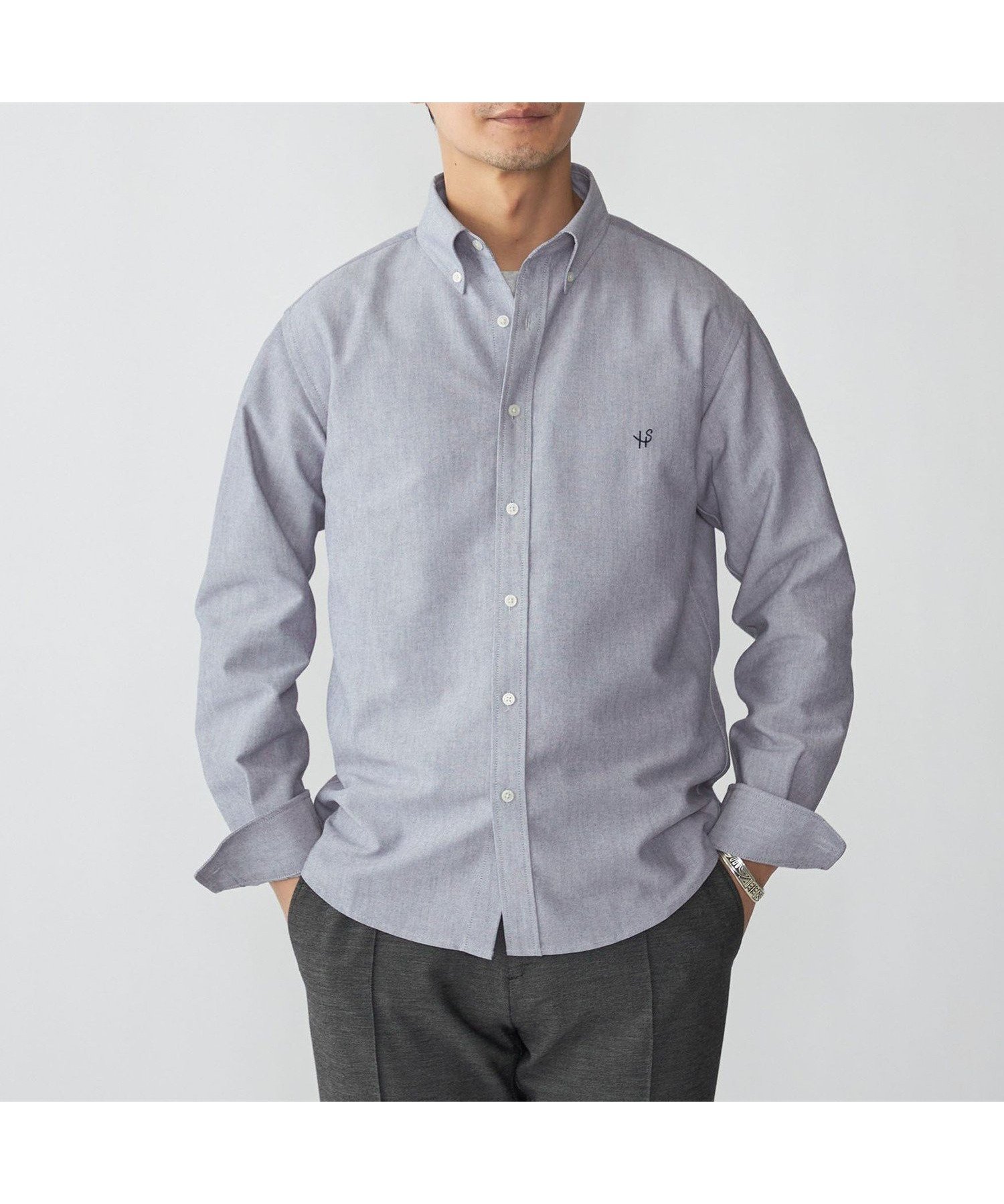 【シップス/SHIPS / MEN】の【WEB限定】SHIPS 防シワ・吸水速乾 Drymix ワンポイントロゴボタンダウンシャツ インテリア・キッズ・メンズ・レディースファッション・服の通販 founy(ファニー) 　ファッション　Fashion　メンズファッション　Fashion for Men　カーディガン　Cardigan, Knitwear　吸水　Absorbent, Quick-Dry　ジャケット　Jacket, Outerwear　スタイリッシュ　Stylish, Fashionable　定番　Standard, Basic Item　おすすめ　Recommended / Our Picks　ビジネス 仕事 通勤　Business / Work / Commuting　ネイビー|ID: prp329100004731858 ipo3291000000034708695