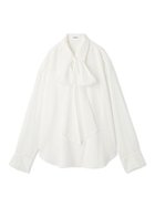 【ミラオーウェン/Mila Owen】の2wayシャツ衿シアーボウタイブラウス WHT[001]|ID: prp329100004731864 ipo3291000000034448331