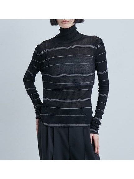 【ミースロエ/MIESROHE】のタートルシアーリブニット インテリア・キッズ・メンズ・レディースファッション・服の通販 founy(ファニー) 　雑誌掲載アイテム　Magazine Picks & Fashion Features　ファッション雑誌　Fashion Magazines　ストーリィ　STORY　ヴェリィ　VERY　オッジ　Oggi　クラッシィ　CLASSY.　ファッション　Fashion　レディースファッション　Fashion for Women　トップス・カットソー　Cut & Sew Tops　ニット　Knit Tops & Sweaters　1月号　January Issue　2月号　February Issue, Feb. Edition　3月号　March Issue　スマート　Smart, Elegant　定番　Standard, Basic Item　洗える　Machine Washable　秋　Autumn　雑誌　Magazine, Fashion Magazine　BORDER[933]|ID: prp329100004731908 ipo3291000000034542480