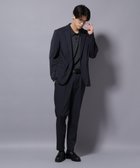 【ナノ ユニバース/nano universe / MEN】の「Damerino」 ナイロンストレッチトリコットセットアップ ネイビー|ID: prp329100004731928 ipo3291000000034343362