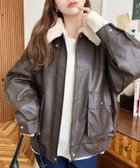 【モーメントプラス/moment+ / MEN】のティペット付きフェイクレザーブルゾン 人気、トレンドファッション・服の通販 founy(ファニー) ファッション Fashion メンズファッション Fashion for Men インナー Innerwear ヴィンテージ Vintage Style カットソー Cut and Sewn Top 今季 This Season, Current Season ショート Short, Short Length スウェット / スエット Sweatshirt, Sweatwear デニム Denim, Jeans Material トレンド Trend, Trending Now バランス Balance, Style Balance フェイクレザー Faux Leather, PU Leather ベーシック Basic, Essential ポケット Pocket, Pocket Detail 防寒 Cold Protection, Winter-Ready ミドル Middle Length, Mid Height リアル Real, Realistic A/W・秋冬 Autumn/Winter 再入荷 Restock / Back in Stock プチプライス・低価格 Affordable / Budget Price おすすめ Recommended / Our Picks エレガント 上品 Elegant thumbnail ブラウン|ID: prp329100004732093 ipo3291000000034181402