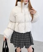 【イング/INGNI】のリボン付エコダウン オフホワイト|ID: prp329100004732107 ipo3291000000034181476