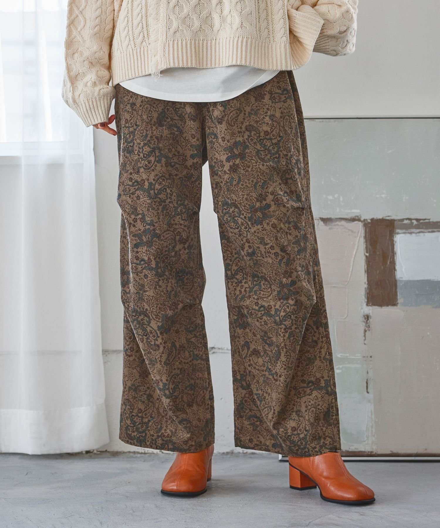 【ニコアンド/niko and】のプリントコーデュロイパンツ インテリア・キッズ・メンズ・レディースファッション・服の通販 founy(ファニー) ファッション Fashion レディースファッション Fashion for Women パンツ Pants & Trousers おすすめ Recommended / Our Picks コーデュロイ Corduroy, Cord Fabric シンプル Simple, Minimal トレンド Trend, Trending Now フラワー Flower, Floral プリント Print, Printed Pattern ペイズリー Paisley, Ethnic Pattern レオパード Leopard, Animal Print 人気 Popular, Best Seller 秋 Autumn A/W・秋冬 Autumn/Winter ブラウンペイズリー|ID: prp329100004732123 ipo3291000000034443647