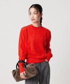 【ビューティ&ユース ユナイテッドアローズ/BEAUTY&YOUTH / UNITED ARROWS】のウールポリエステル ハイゲージクルーネックニット ウォッシャブル RED|ID: prp329100004732131 ipo3291000000034481926