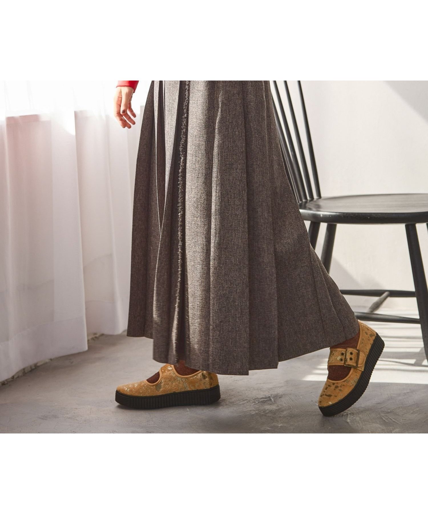 【ニコアンド/niko and】のアソートキルトスカート インテリア・キッズ・メンズ・レディースファッション・服の通販 founy(ファニー) 　ファッション　Fashion　レディースファッション　Fashion for Women　スカート　Skirts　おすすめ　Recommended / Our Picks　なめらか　Smooth, Silky Texture　キルト　Quilt, Quilted Fabric　クラシック　Classic, Timeless Style　シンプル　Simple, Minimal　スウェット / スエット　Sweatshirt, Sweatwear　ストレッチ　Stretch, Stretchy Fabric　チェック　Check, Plaid, Tartan　フレア　Flare, Flared　プリーツ　Pleats, Pleated　ロング　Long, Long-Length　エレガント 上品　Elegant　無地　Plain, Solid Color　ウールライクブラウン|ID: prp329100004732138 ipo3291000000034359513