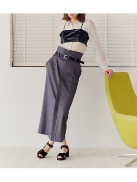 【フレイ アイディー/FRAY I.D】のセンタープレスタイトスカート 人気、トレンドファッション・服の通販 founy(ファニー) ファッション Fashion レディースファッション Fashion for Women スカート Skirts 秋 Autumn ストレッチ Stretch, Stretchy Fabric スマート Smart, Elegant タイトスカート Pencil Skirt, Tight Skirt チェック Check, Plaid, Tartan バランス Balance, Style Balance フロント Front, Front Design メタル Metal, Metal Parts ループ Loop, Loop Knit ビジネス 仕事 通勤 Business / Work / Commuting |ID:prp329100004732154