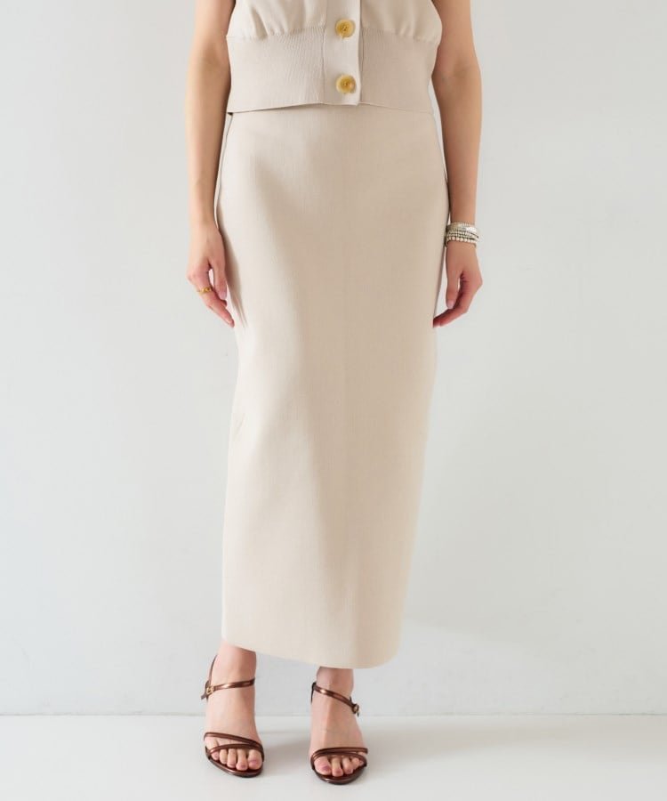 【アンタイトル/UNTITLED】の【セットアップ可能】ペンシルニットスカート インテリア・キッズ・メンズ・レディースファッション・服の通販 founy(ファニー) ファッション Fashion レディースファッション Fashion for Women セットアップ Matching Sets スカート・ミニ/ミディ/マキシ Skirts / Mini, Midi & Maxi Skirts おすすめ Recommended / Our Picks シンプル Simple, Minimal スマート Smart, Elegant セットアップ Set-Up, Coordinated Outfit ペンシル Pencil, Pencil Skirt ポケット Pocket, Pocket Detail ベージュ|ID: prp329100004732161 ipo3291000000034587443