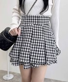 【イング/INGNI】の【WEB限定】ツイードタックミニフレアスカート チドリ|ID: prp329100004732162 ipo3291000000034632157